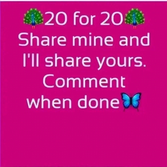 I’m happy to share your closet! 20 for me & 20 for you! - Picture 1 of 1
